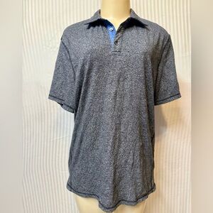 English Laundry Denim Co. Grey Short Sleeve Polo Shirt Size M